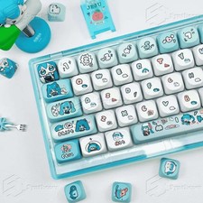 Hatsune Miku 130 PCS MOA Profile Anime Keycap Set For Mechanical Keyboard picture
