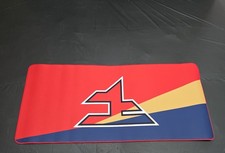 New FaZe Clan Tri-Color Gaming Mouse Pad Red Navy Blue Yellow XXL 35