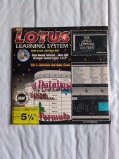 Wiz Technology Vtg. 94 Lotus Learning System Computer Floppy Disc Sealed 5 1/4”  picture