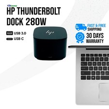 HP HSN-IX03 Thunderbolt Dock 280W G4 USB-C Alt Mode Docking Station 4J0G4AA#ABA picture