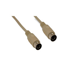 10ft Keyboard Cable DIN 5 Male to Male - Beige picture