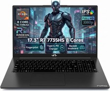 NIMO 17.3 LightGaming Laptop AMD R7 7735HS 8 Cores 16/32/64GB DDR5 256/512GB/1TB picture