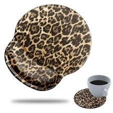 Gaming Mouse Pad with Wrist Support, Spsun Leopard Grain Pattern Custom Desig... picture