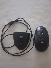 Logitech Optical Mouse M-RCE95 & Mouse Receiver C-BN4 USB Black.  picture