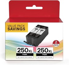 OSIR Compatible Ink Cartridges Replacement for CanonPGI-250XL Pigment Black, 2pk picture
