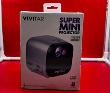 2021 New MIB Vivitar Super Mini Projector 1080P LED Lighting Remote Control picture