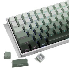 XVX Shine through Gradient Seaweed Green Keycaps - 136 Keys picture