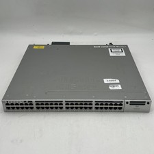 Cisco Catalyst 3850 48 PoE+ WS-C3850-48F-L V04 C3850-NM-BLANK picture