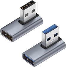 90 Degree USB 3.1 Adapter,Right Angle USB a Male to Female Adapter for Pc,Laptop picture