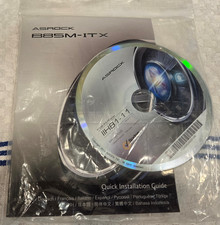 ASRock B85M-ITX Motherboard Quick Guide Intel IIH81-11 Driver DVD Only 2013 picture