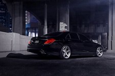 Cars adv1 wheels mercedes e550 tuning Desk Mat Stitched picture