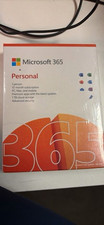 Microsoft 365 Personal 12-Month 1 Device Windows 10/Mac OS Product Key Card picture
