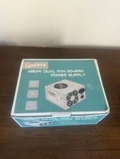 Logisys PS480D2 480W Dual Fan ATX 20+4 Pin Power Supply New Open Box picture