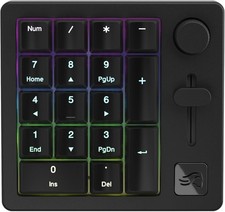 GLORIOUS GMMK Macro Pad - Black Mechanical Numpad - 10 Key USB Keypad picture