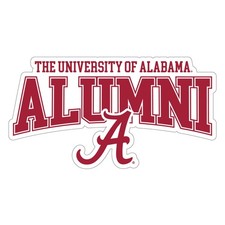 Alabama Crimson Tide Laser Cut Alumni Vinyl Sticker/Magnet picture