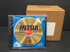 NEW Box of 9 MIT9I GOLD CD-R 74 Minute Recordable Compact Discs CD Lot picture