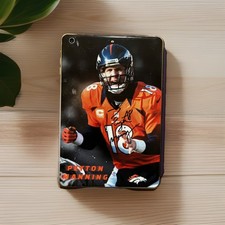 Payton Manning On Mini iPad Original Signed Super Bowl After Retirement RARE picture