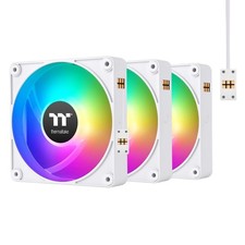 Thermaltake CT140 EX ARGB Sync PC Cooling Fan White (3-Fan Pack), Magnetic Co... picture