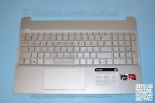 HP 15-ef1072nr 15-ef0023dx 15-ef0025wm Laptop Palmrest w/ Touchpad + Keyboard picture