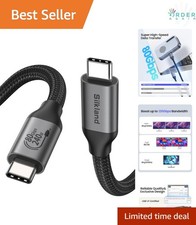 80Gbps USB 4 Cable 3.3FT Thunderbolt 5 Compatible 120Gbps 4K Display picture