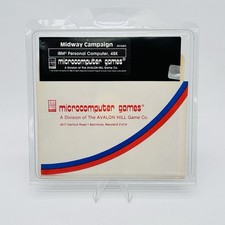 Midway Campaign IBM PC 5.25 Floppy Disk Game Avalon Hill 1982 Wargame Vintage picture