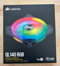 Corsair QL140 RGB 140mm Performance RGB Cooling Fan Black 1250 RPM NEW picture