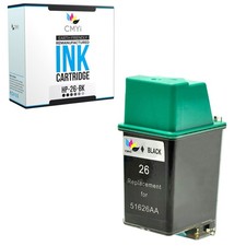 CMYi Compatible Black Ink Lot fits HP 26 for DesignJet DeskJet DeskWriter picture