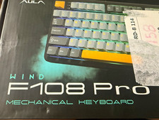 AULA F108 Pro Mechanical Keyboard Tri-Mode 2.4G BT USB RGB Battery picture