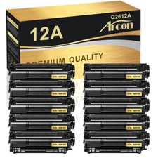 10PK Q2612A 12A Replacement Toner for HP LaserJet 1015 1020 1022 3055 M1319 picture