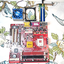 Legacy E206922 PS-1 Motherboard PCChips/Hsin Tech M927LR V1.1 w Fan, PCI Adapter picture