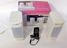 MLi 691H Hi-Fi Sound Monitor Computer Speakers 2.0 Channel Wired Beige picture