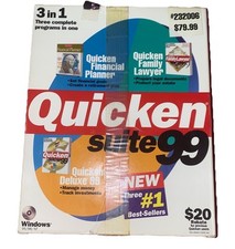 Quicken Suite 99 For Windows 95 / 98 / NT w/Family Lawyer & Financial Planner picture