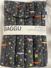 New Authentic BAGGU 16 Inch Puffy Laptop Sleeve Starfish Fish NWT picture