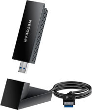 NETGEAR - Nighthawk AXE3000 Tri-Band Wi-Fi 6E USB 3.0 Adapter - Black picture