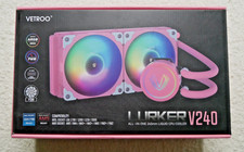 VETROO Lurker V240 Pink 240mm AIO Liquid CPU Cooler ARGB AM5 LGA 1700 NEW picture
