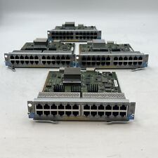 LOT OF 4 HP ProCurve J9534A 24-port Gig-T POE+ 10/100/1000 V2 ZL Switch Module picture