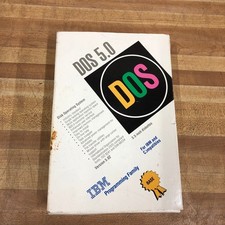 IBM DOS 5.0 OS Operating System Software on 3.5