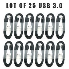 LOT of 25 New 6ft Cable Premium Quality USB 3.0 to USB B High Speed up to 5Gbps picture