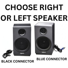 Logitech Z333 Right OR Left Satellite Speakers Blue Or Black Connector Grade B picture