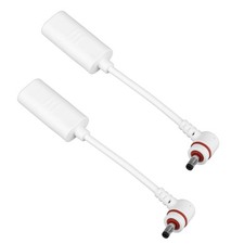 2x USB-C to DC 3.5mm Barrel Plug Adapter Cable, White picture