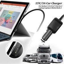 15V/3A Car Charger Cigar Power Adapter for Microsoft Surface Pro 4/5/6/7 Tablets picture