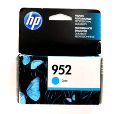New Sealed Genuine HP 952 Cyan Ink Cartridge - L0S49AN Exp 11/19 OEM picture
