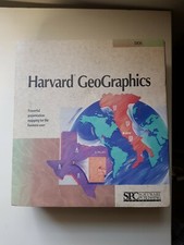 Harvard Geographics Version 1.0 DOS Software Publishing Corporation Vintage picture