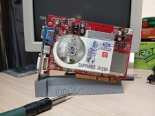 VINTAGE SAPPHIRE ATI Radeon X1550 256MB AGP8x RETRO BOARD - GAMING VGA picture