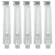 10PCS White PCI Slot Covers,Dust Filter Bracket Expansion Blanking 1 picture