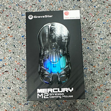 GravaStar Mercury M2 Wireless Optical Gaming Mouse 26000 DPI 6-Button Black picture