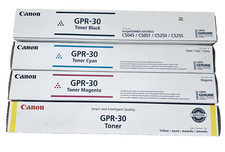 Genuine Canon GPR-30 Toner-Set of 4-OEM, New in Box  - Price Reduced picture