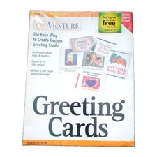 ​PROVENTURE GREETING CARDS PC WINDOWS CD SOFTWARE NEW SEALED VINTAGE CLIPART DIS picture