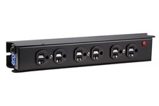  High-Performance Small Portable Power Rack with 6 Way Edison Output Box picture