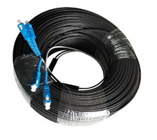 G657 Optic Fiber Duplex SM 50M SC/UPC Connector FTTH Drop Cable Fiber Patch Cord picture